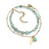 Handcrafted Gemstone Bracelet with 18K Gold Plating