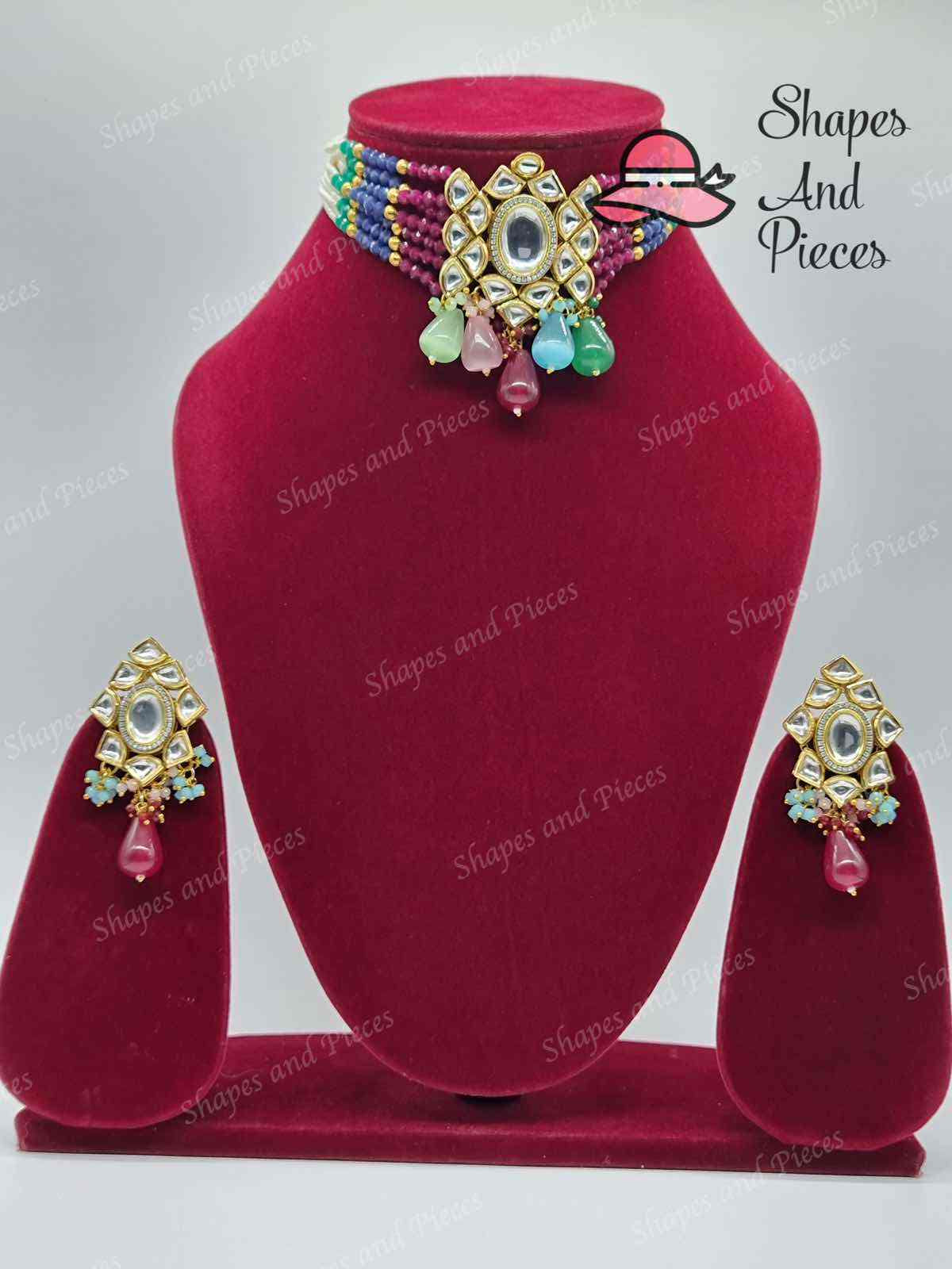 Abidi Choker Set - Shapes and Pieces