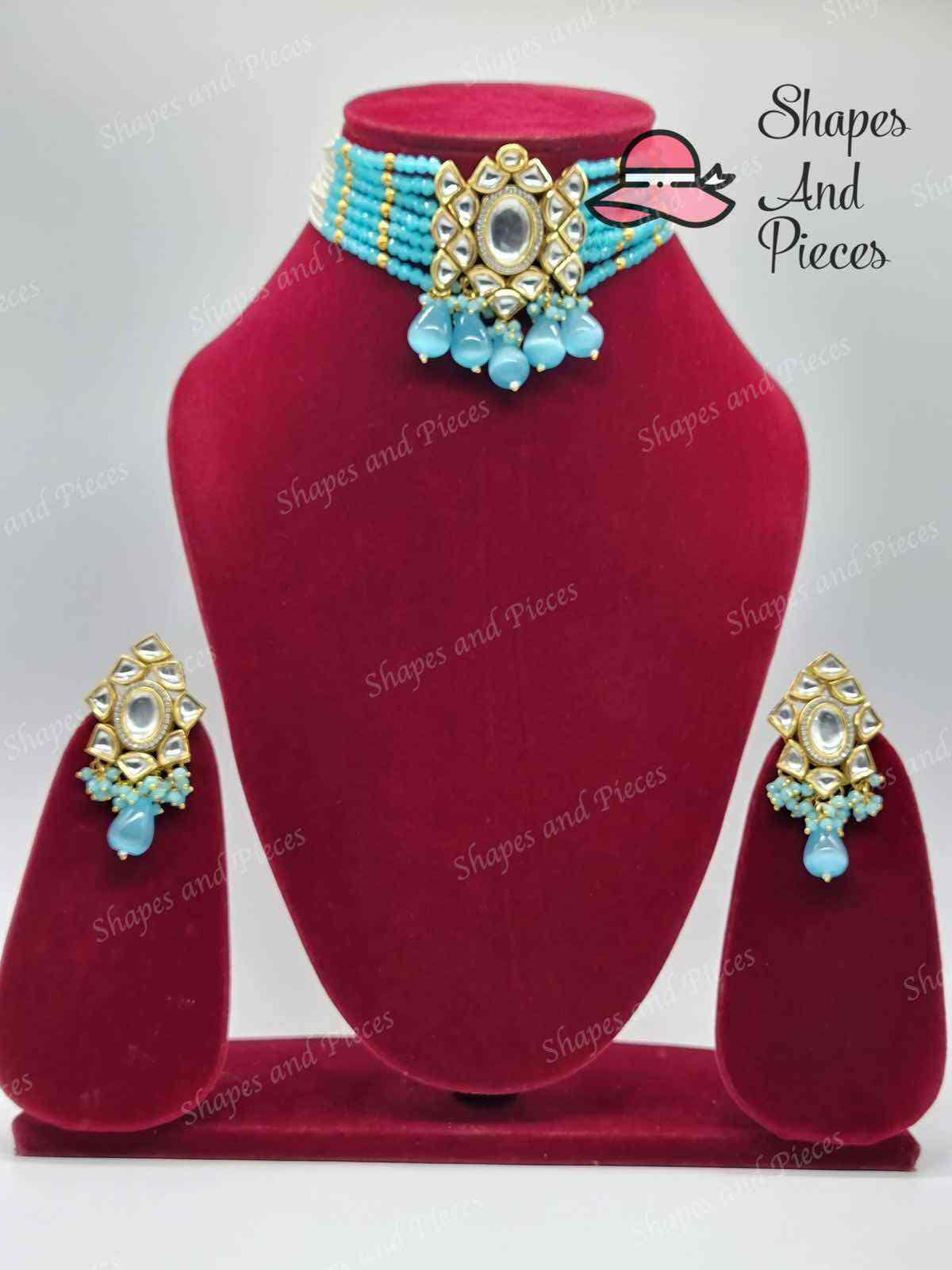 Abidi Choker Set - Shapes and Pieces