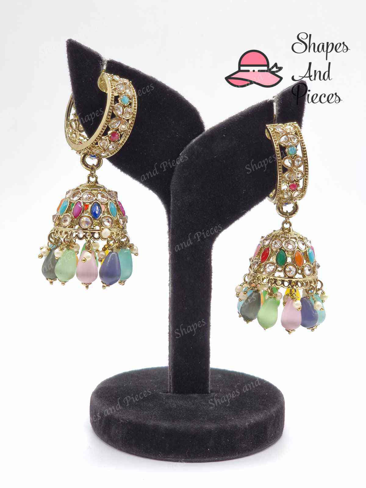 Lizz Mini Jhumki - Shapes and Pieces