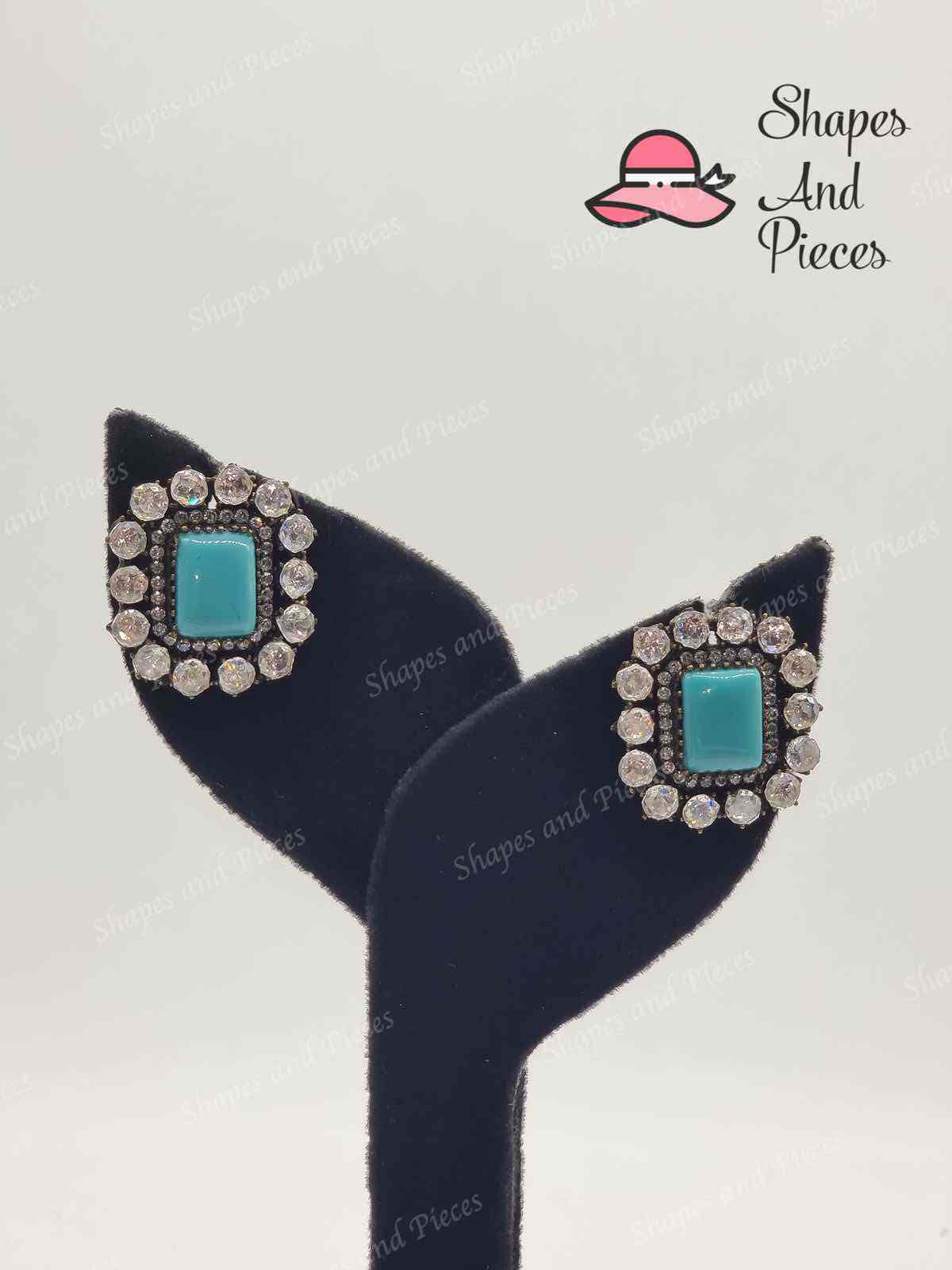 Ameena Studs - Shapes and Pieces