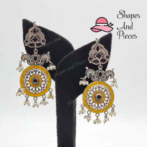 Naisa Silver Earrings - Shapes and Pieces