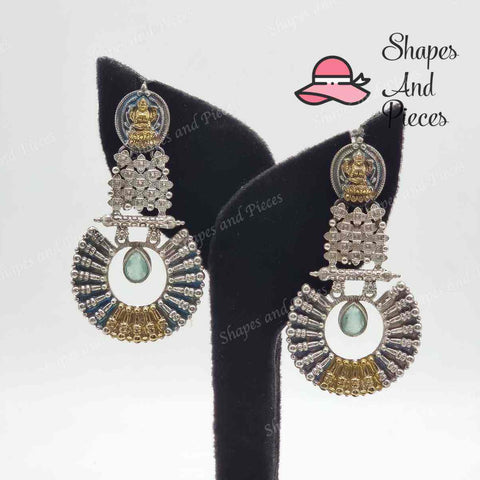 Naisha Silver Earrings - Shapes and Pieces