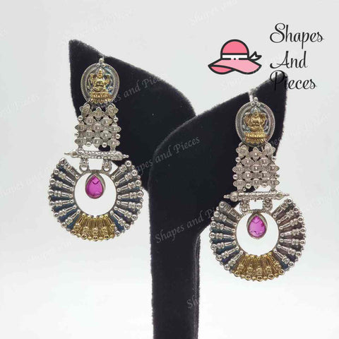 Naisha Silver Earrings - Shapes and Pieces