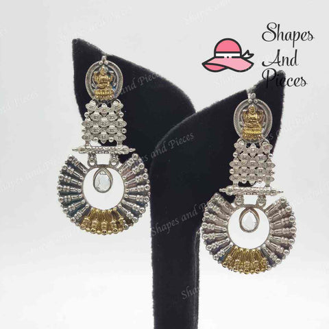 Naisha Silver Earrings - Shapes and Pieces