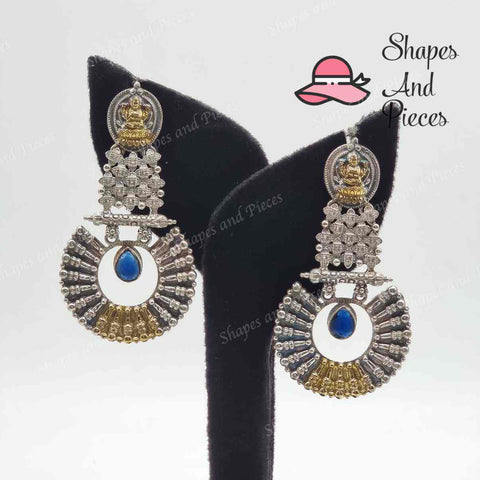 Naisha Silver Earrings - Shapes and Pieces