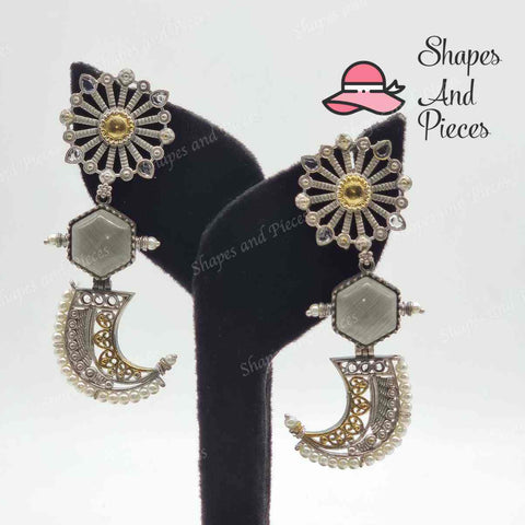 Dani Silver Earrings - Shapes and Pieces