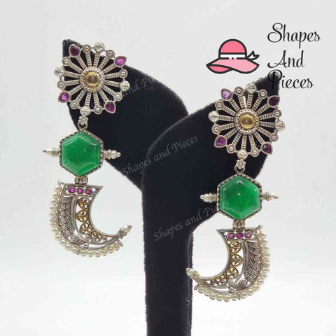 Dani Silver Earrings - Shapes and Pieces