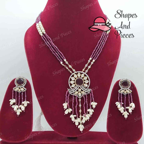 Zubina Necklace Set - Shapes and Pieces