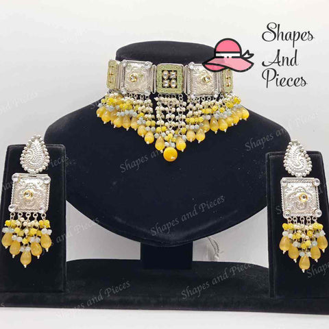 Ziya Choker Set - Shapes and Pieces