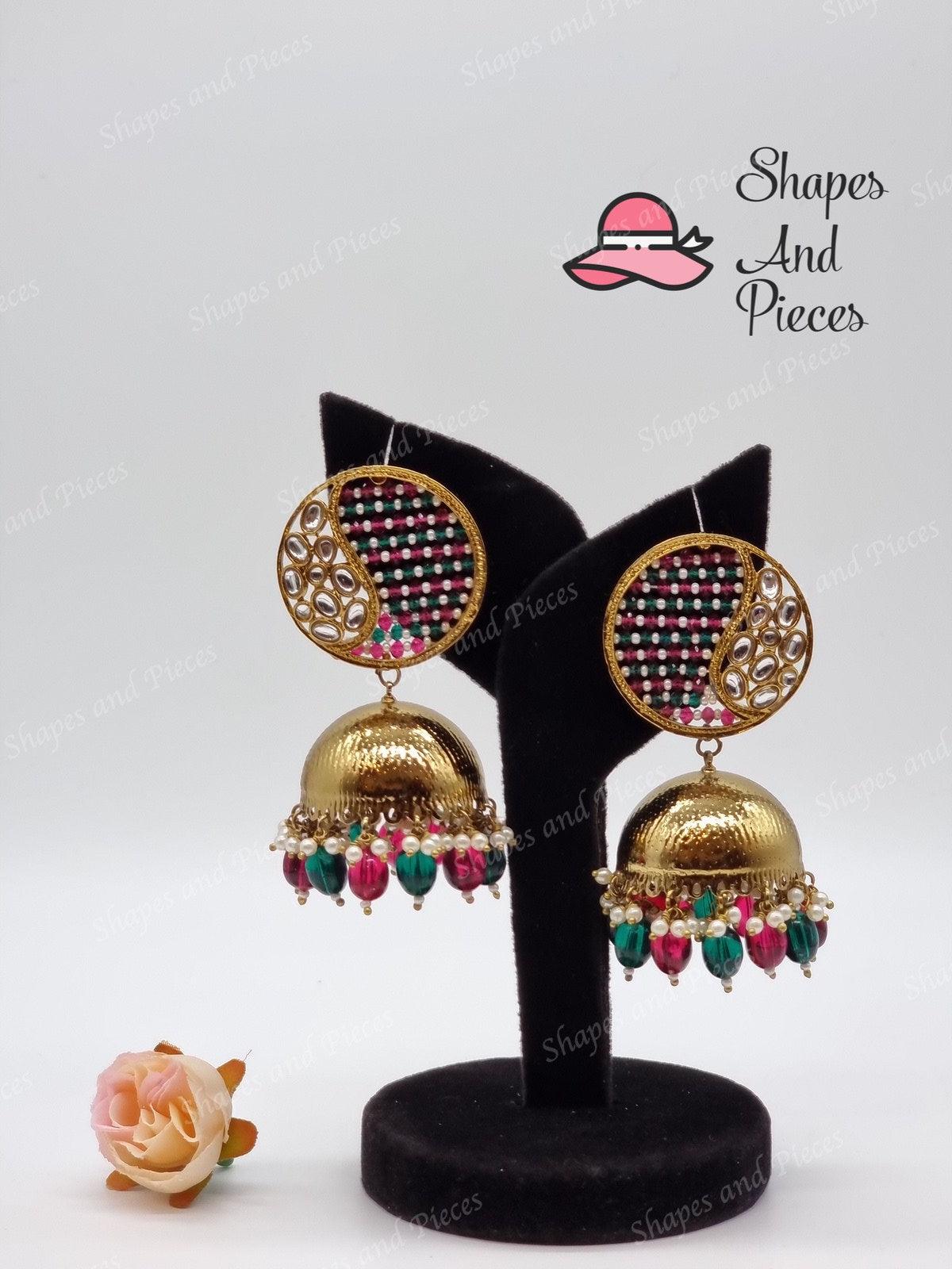 Abacus Earrings - Shapes and Pieces