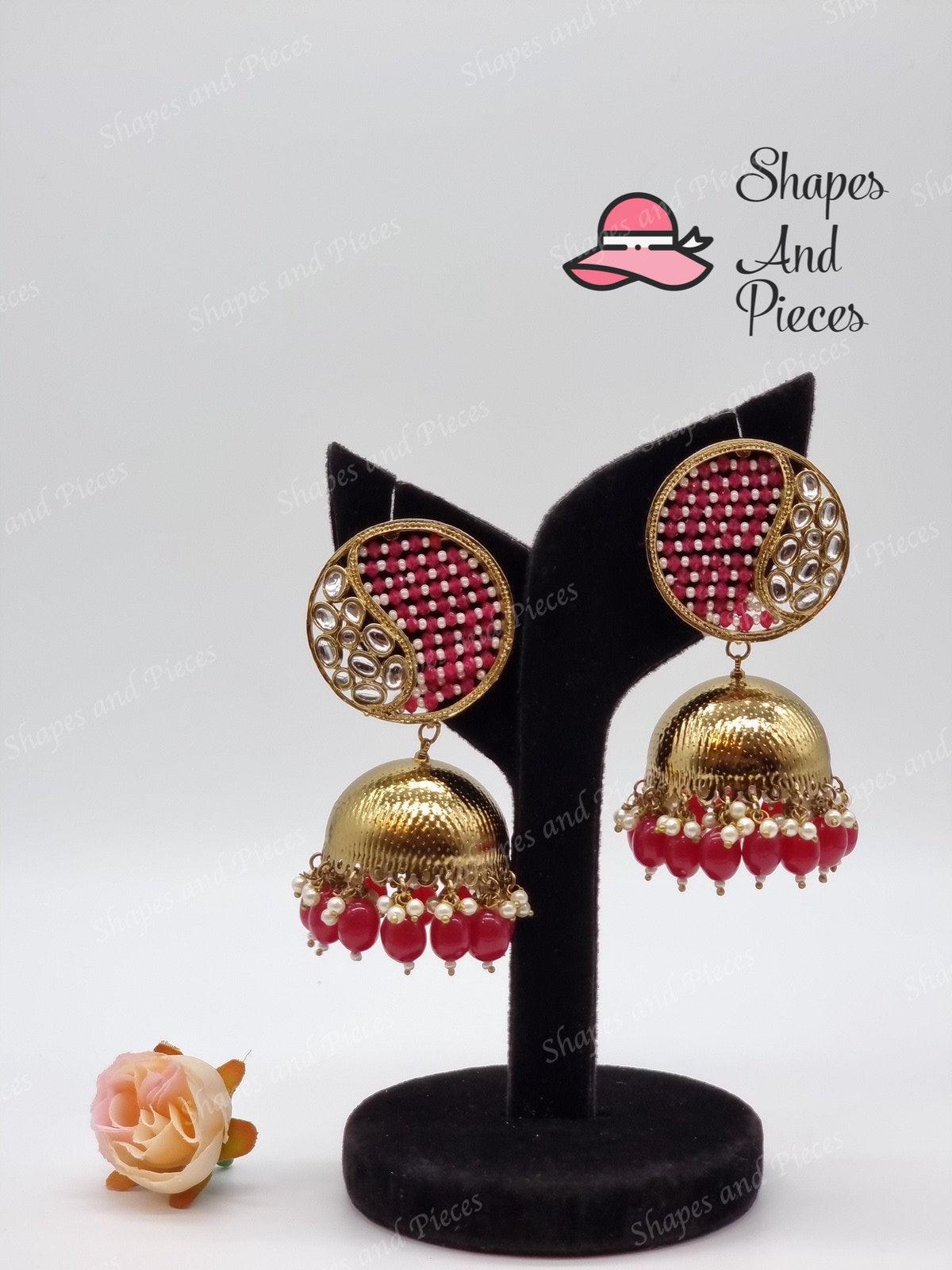 Abacus Earrings - Shapes and Pieces