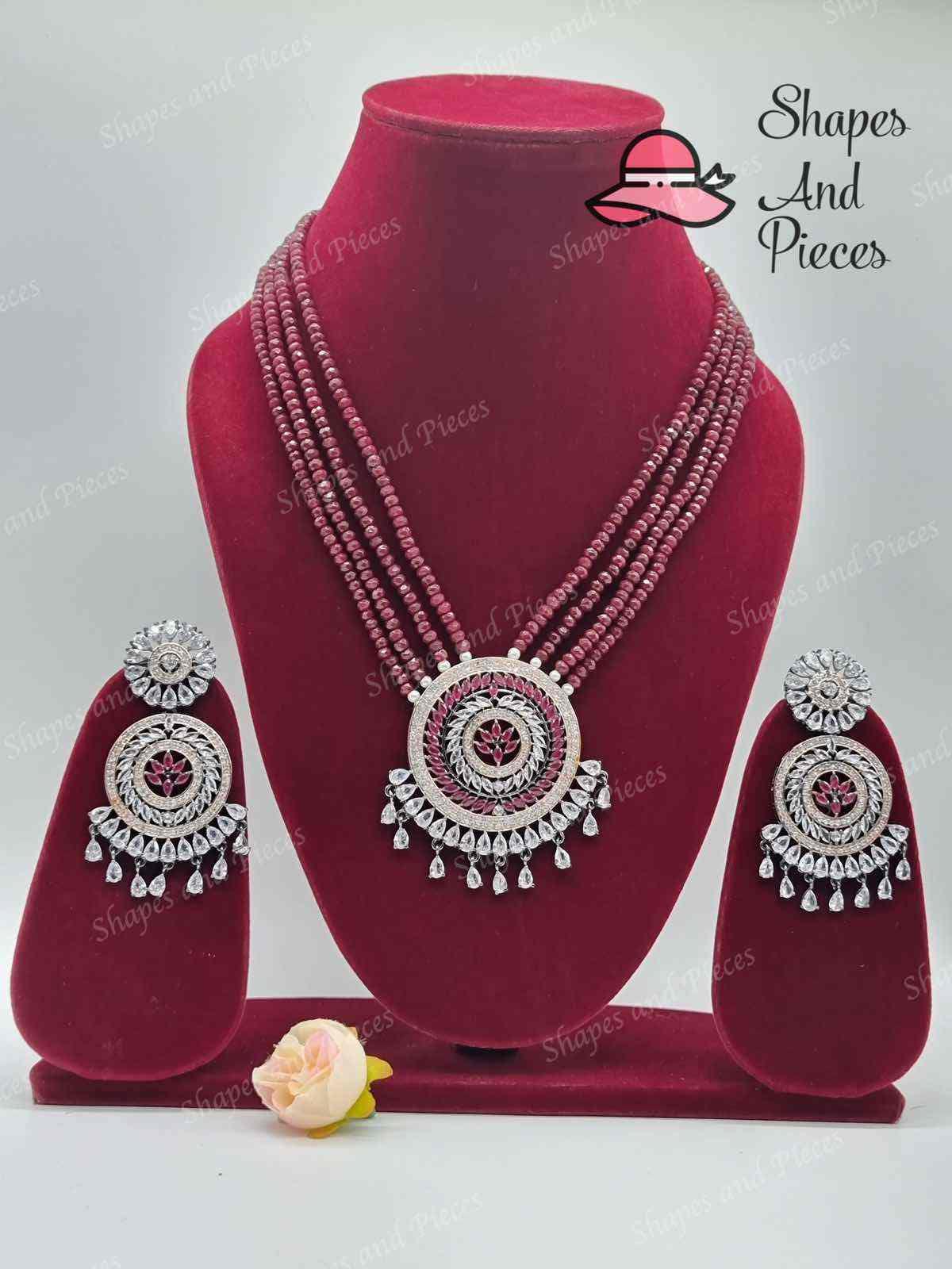 Agharna Necklace Set - Shapes and Pieces