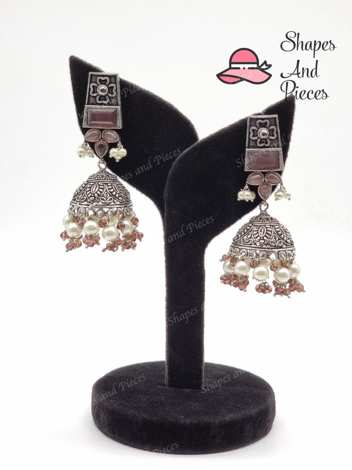 Antique Style Jhumki - Antique Style Jhumki - undefined - Shapes and Pieces