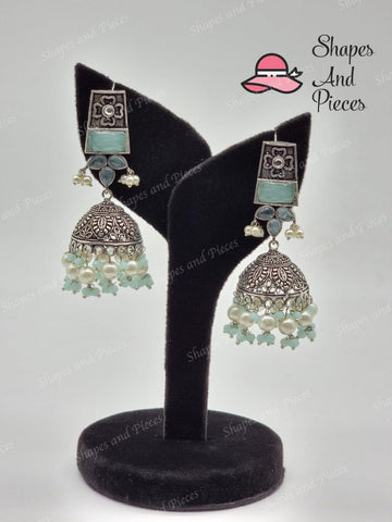 Antique Style Jhumki - Antique Style Jhumki - undefined - Shapes and Pieces