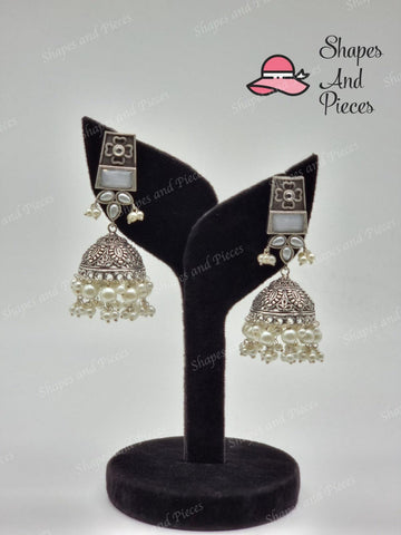 Antique Style Jhumki - Shapes and Pieces