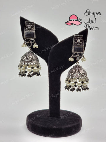 Antique Style Jhumki - Shapes and Pieces