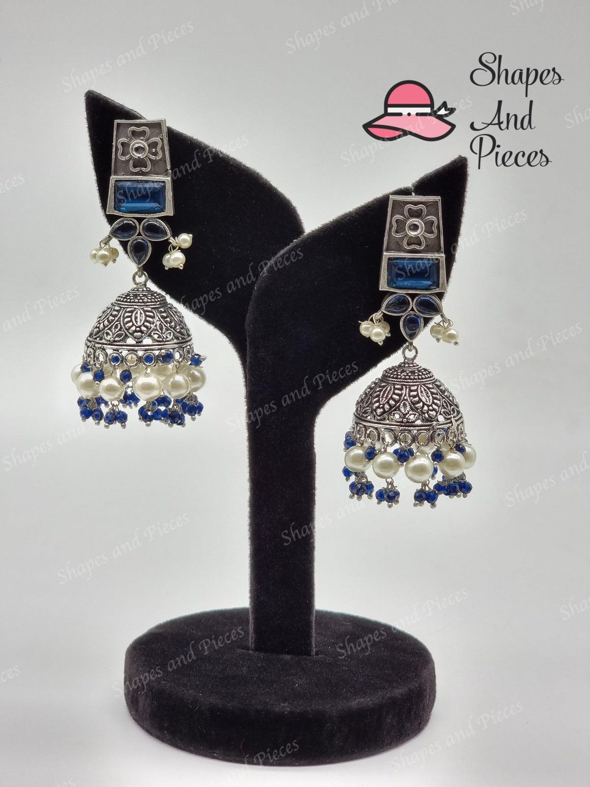 Antique Style Jhumki - Shapes and Pieces