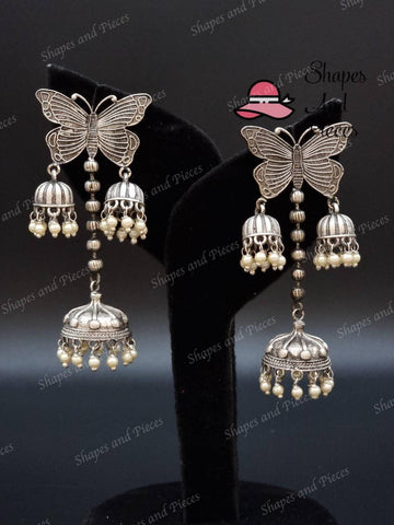 Butterfly Jhumki - Shapes and Pieces