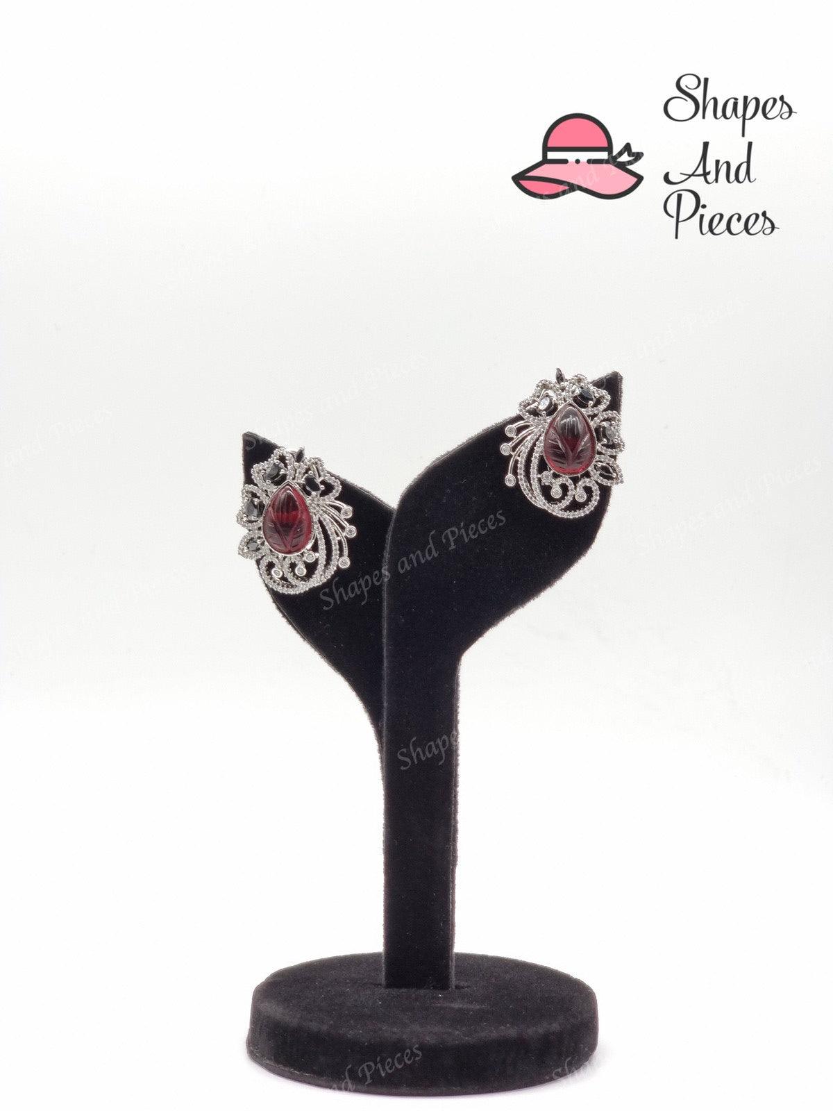 Butterfly Stone Earrings - Shapes and Pieces