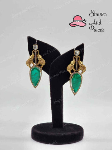 Dual Gajraj Earrings - Shapes and Pieces