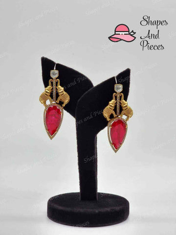 Dual Gajraj Earrings - Shapes and Pieces