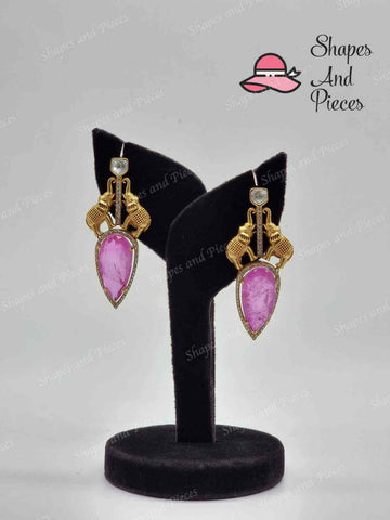 Dual Gajraj Earrings - Shapes and Pieces