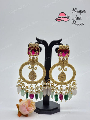 Dual Hathi Earrings - Shapes and Pieces