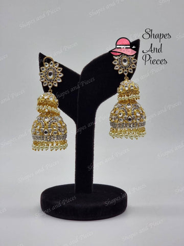 Dual Tone Jhumki - Shapes and Pieces