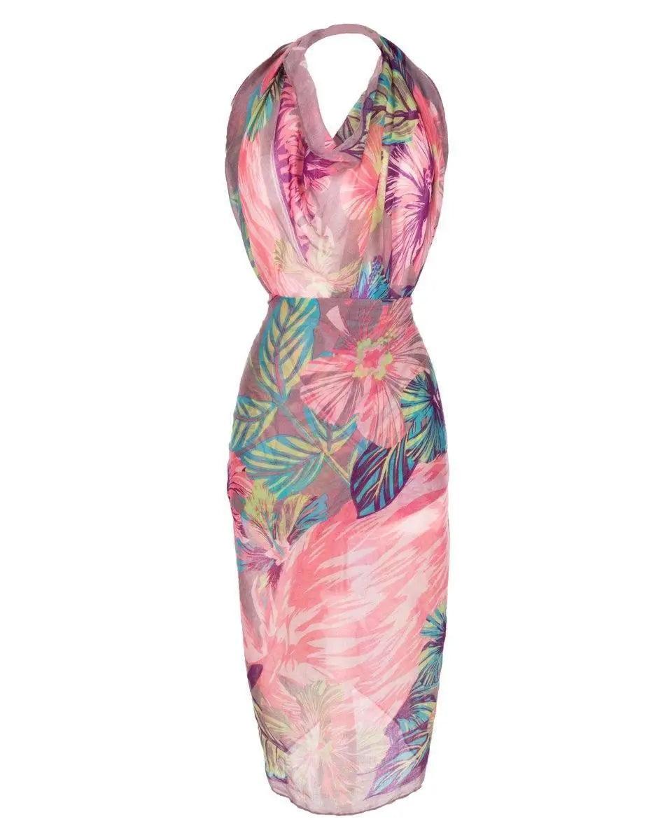 Flamingo Sarong - Shapes and Pieces