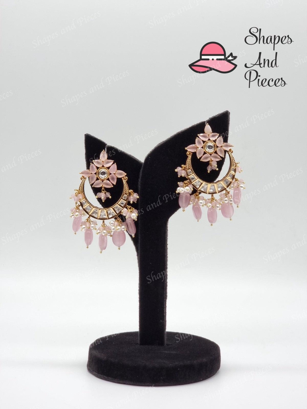 Floral Pattern Earrings - Shapes and Pieces