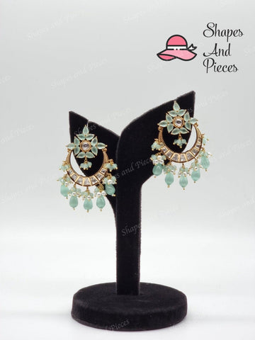 Floral Pattern Earrings - Shapes and Pieces