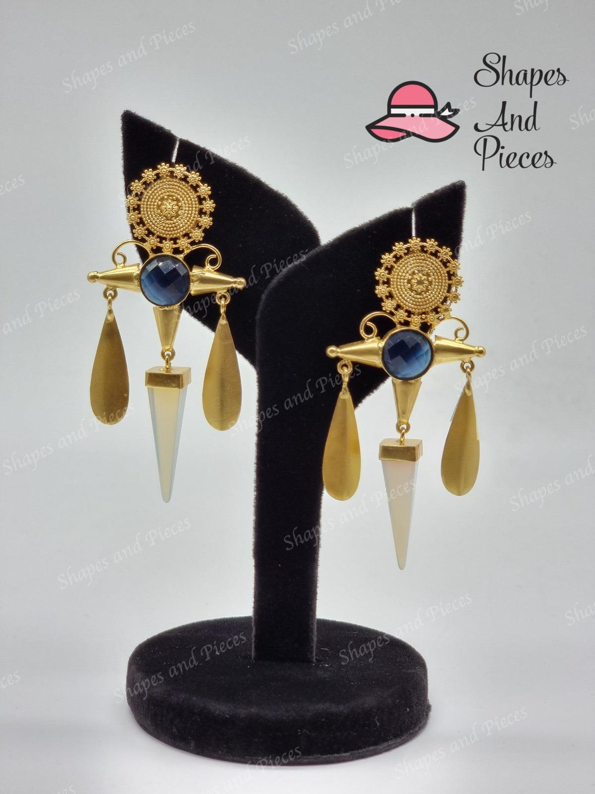 Fusion Drop Earrings - Shapes and Pieces