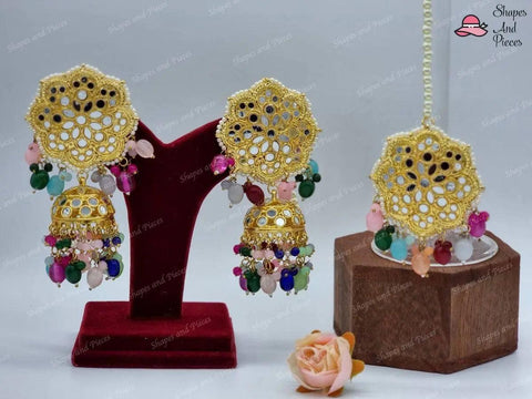 Gajal  Earrings - Shapes and Pieces