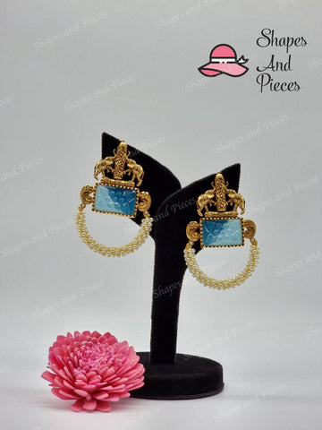 Gajraj Earrings - Shapes and Pieces