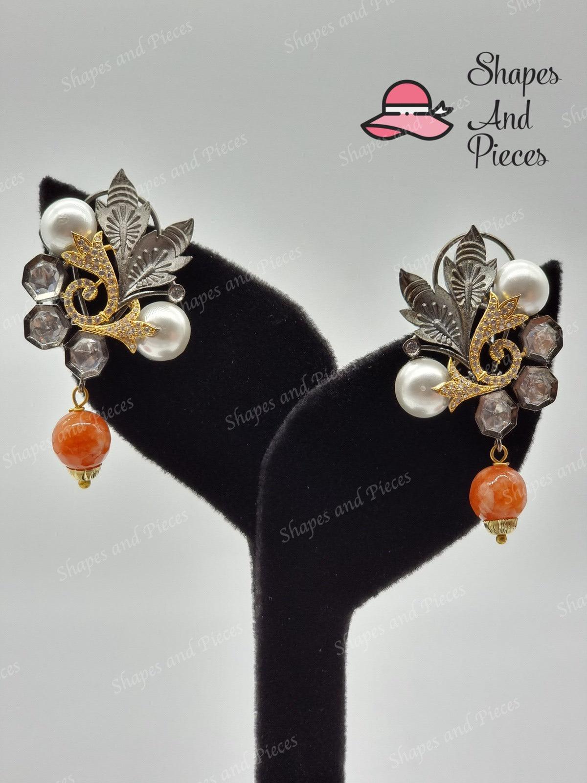 Ganesha Earrings - Shapes and Pieces