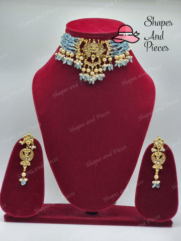 Gia Chokar Necklace - Shapes and Pieces