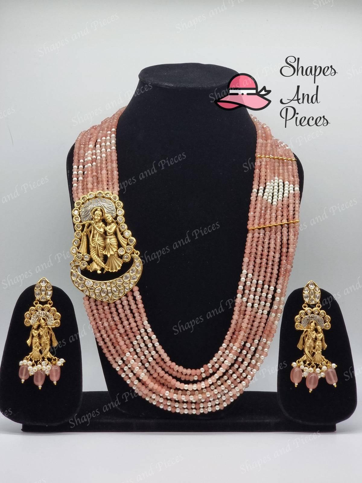 Gokul Necklace Set - Shapes and Pieces