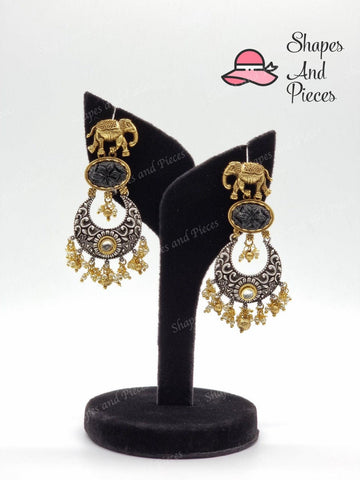 Hathi Fusion Earrings - Shapes and Pieces