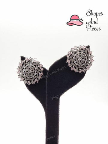 Jaded Flower Studs - Shapes and Pieces