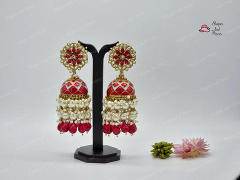 Kalp Jhumka Earrings - Shapes and Pieces