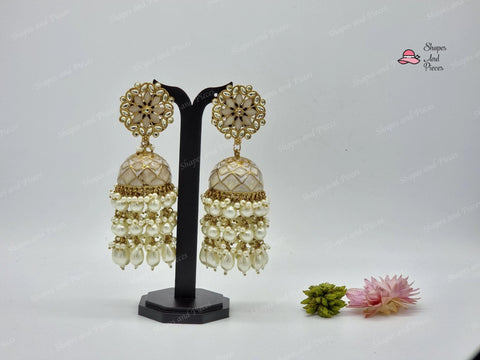 Kalp Jhumka Earrings - Shapes and Pieces