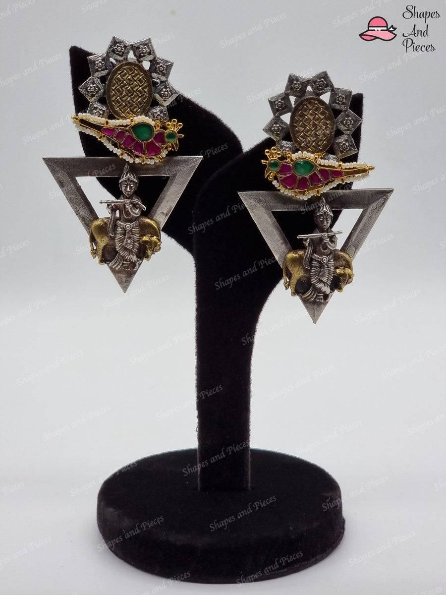 Krishna Earrings - Shapes and Pieces