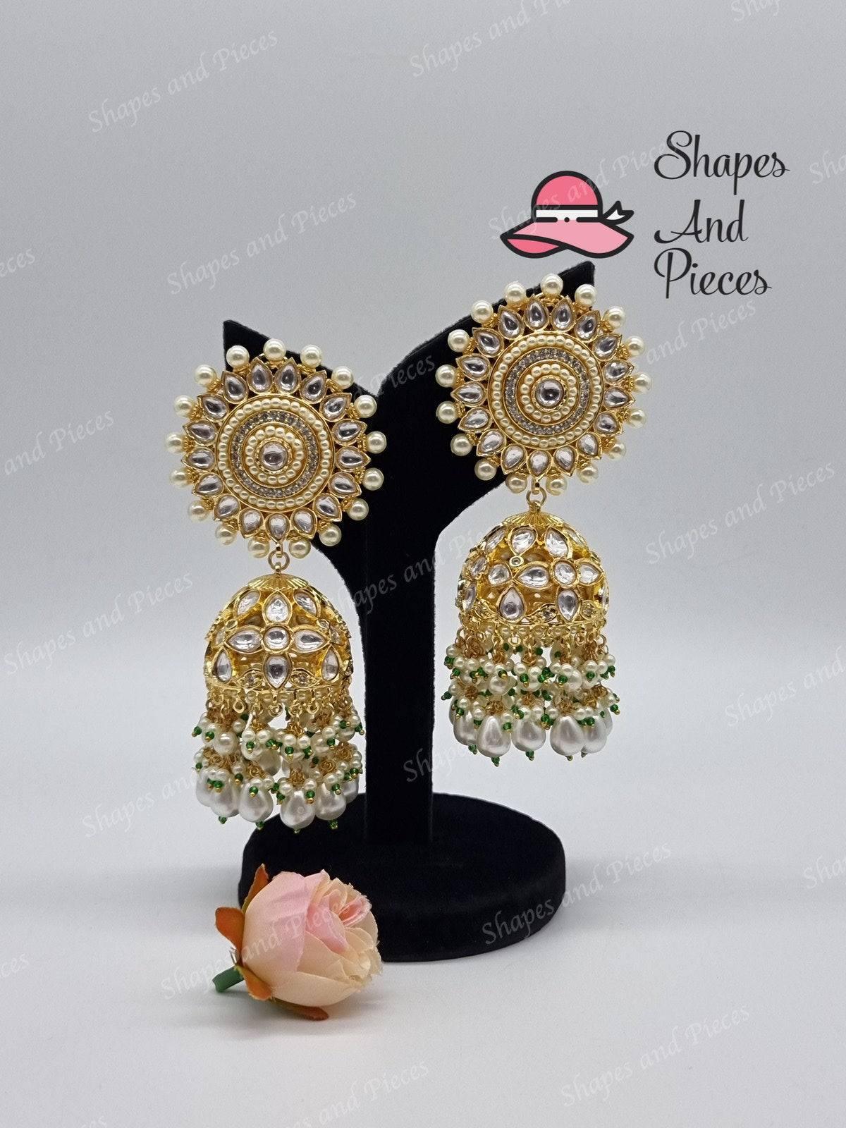 Kundan Jhumka - Shapes and Pieces