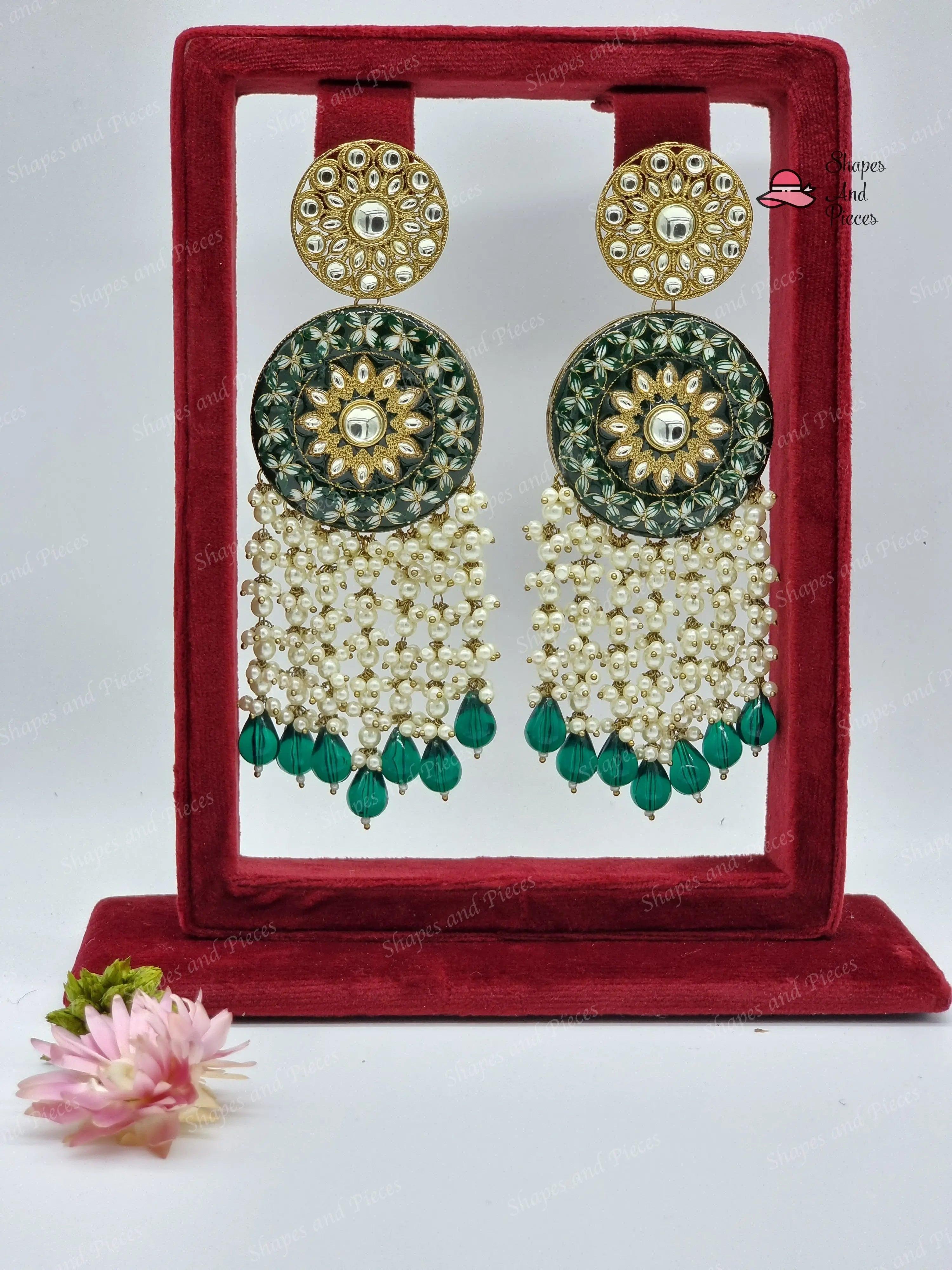 Laila Statement Earrings - Shapes and Pieces