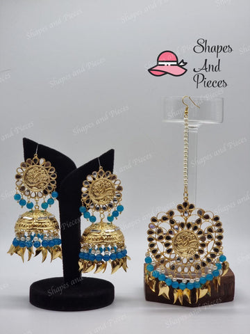 Liz Earring and Tikka Set - Shapes and Pieces