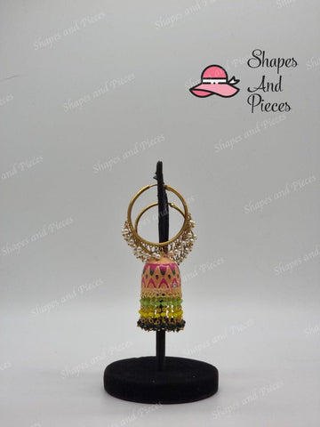 Long Hoop Jhumki - Shapes and Pieces