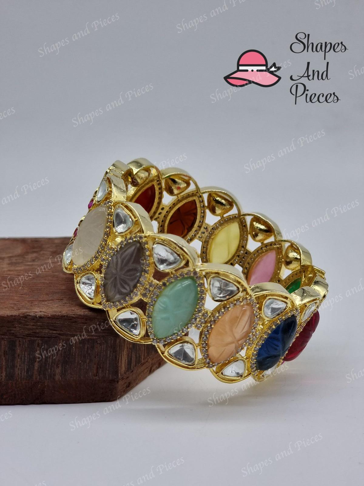 Multicolor Bangles - Shapes and Pieces