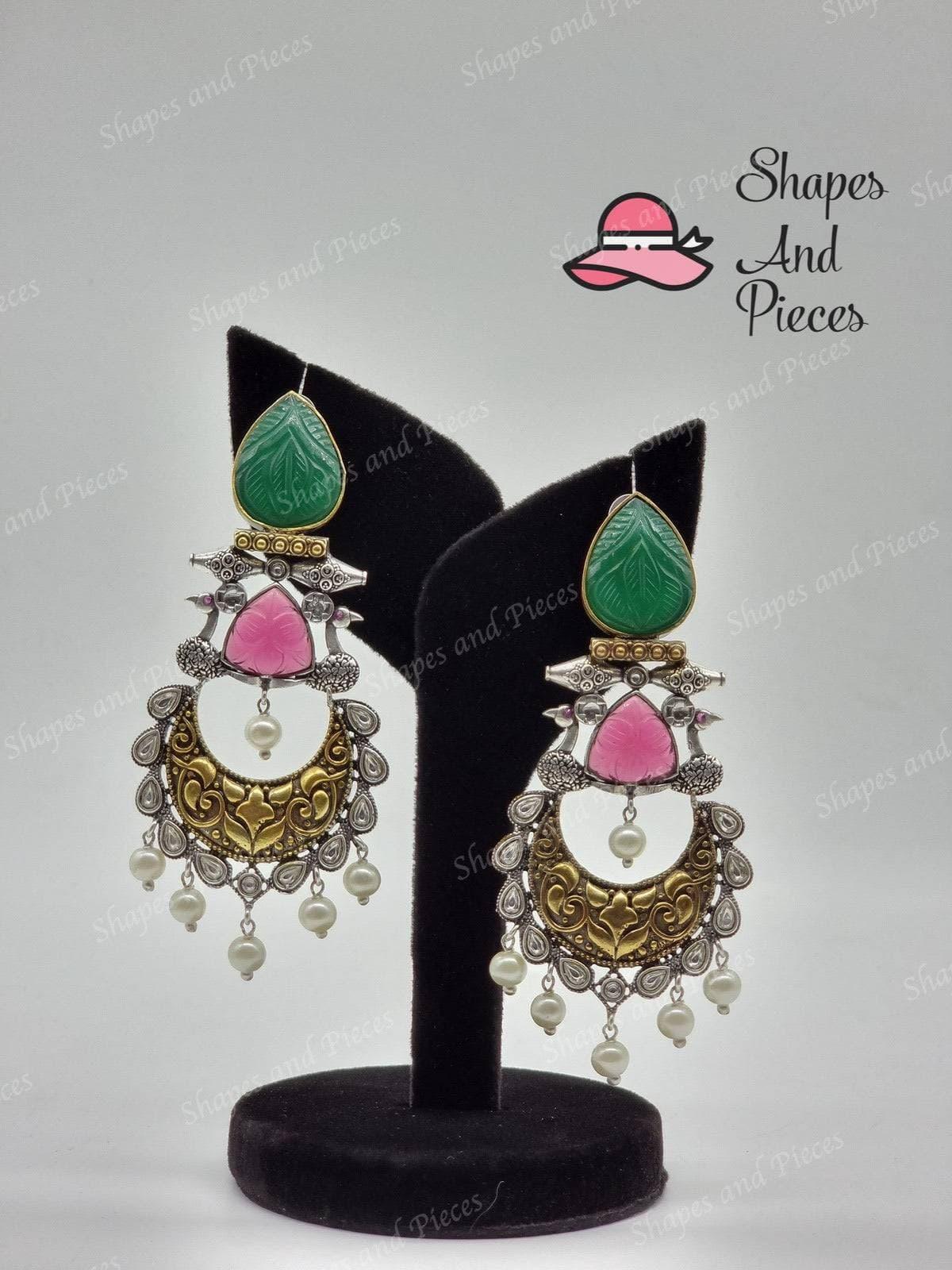 Multitone Earrings - Shapes and Pieces