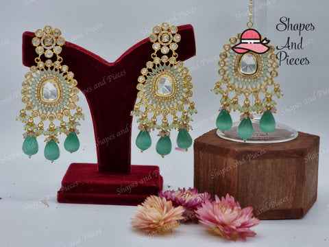 Nayab Earrings and Tikka - Shapes and Pieces